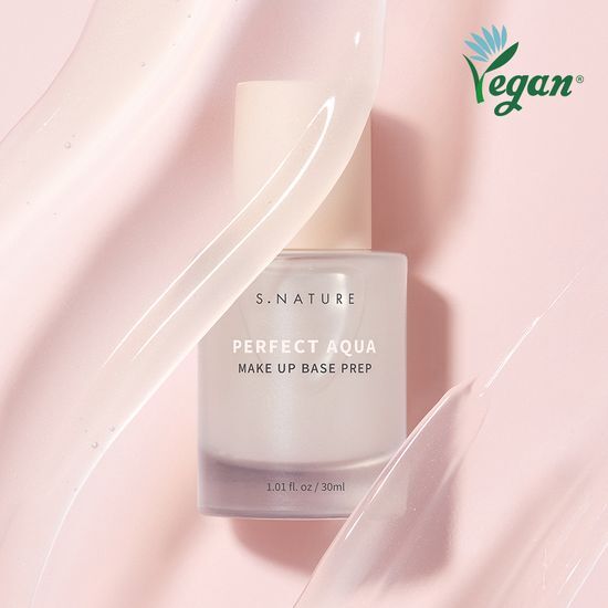剝殼雞蛋水光底妝～Fix卡粉問題～韓國 S.NATURE Perfect Aqua Make Up Base Prep 水亮保濕貼服不脫妝前底霜乳 - 30ml