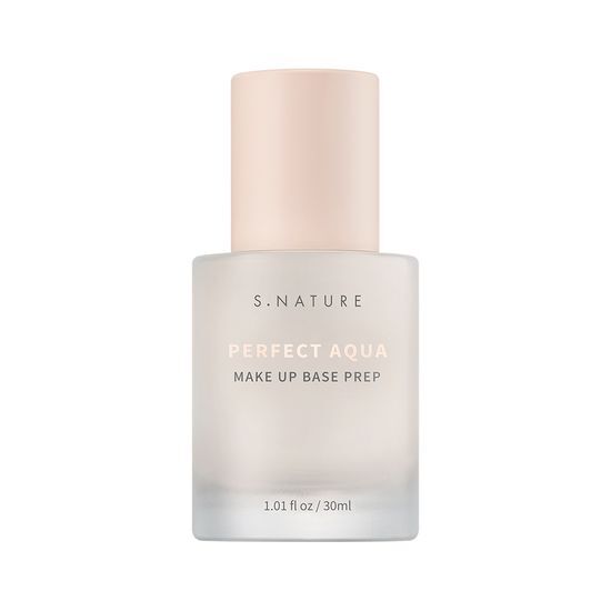 剝殼雞蛋水光底妝～Fix卡粉問題～韓國 S.NATURE Perfect Aqua Make Up Base Prep 水亮保濕貼服不脫妝前底霜乳 - 30ml