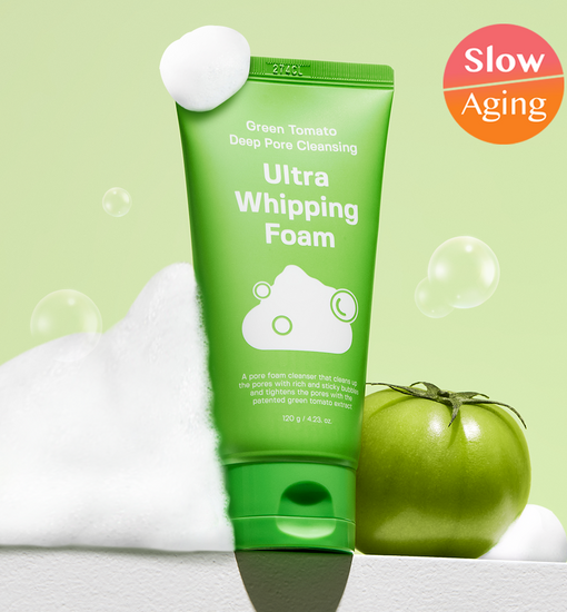 韓國 Sungboon Editor Green Tomato Deep Pore Cleansing Ultra Whipping Foam 綠番茄毛孔深層清潔控油泡泡潔面乳 - 120g