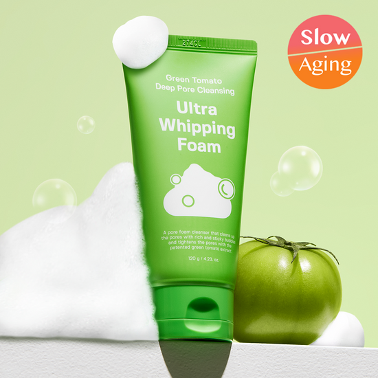 韓國 Sungboon Editor Green Tomato Deep Pore Cleansing Ultra Whipping Foam 綠番茄毛孔深層清潔控油泡泡潔面乳 - 120g