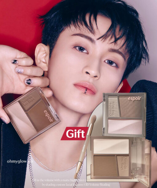 【限量SET送雙頭修容掃】韓國espoir Tone Pairing Contour Palette Set 3D輪廓 提亮X修容2in1盤 - 2色調選擇