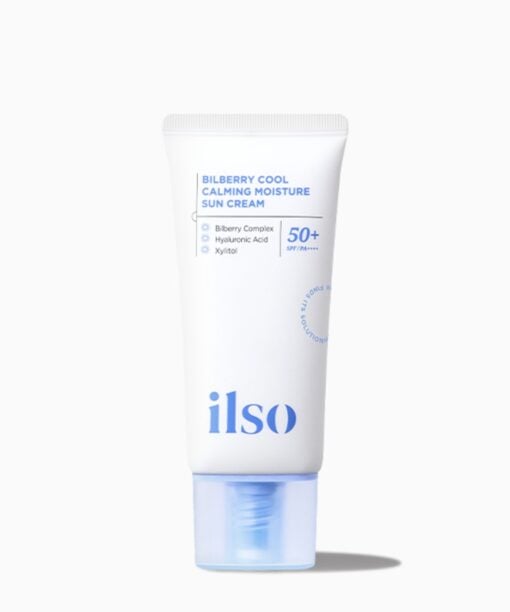 韓國 ilso Bilberry Cool Calming Moisture Sun Cream SPF 50+ PA++++ 超級莓果山桑子舒緩清爽降溫保濕防曬乳