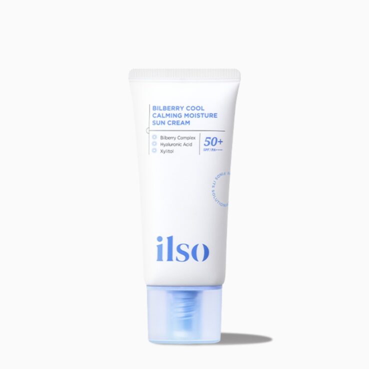 韓國 ilso Bilberry Cool Calming Moisture Sun Cream SPF 50+ PA++++ 超級莓果山桑子舒緩清爽降溫保濕防曬乳
