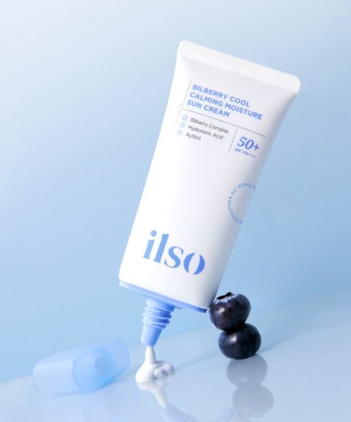 韓國 ilso Bilberry Cool Calming Moisture Sun Cream SPF 50+ PA++++ 超級莓果山桑子舒緩清爽降溫保濕防曬乳