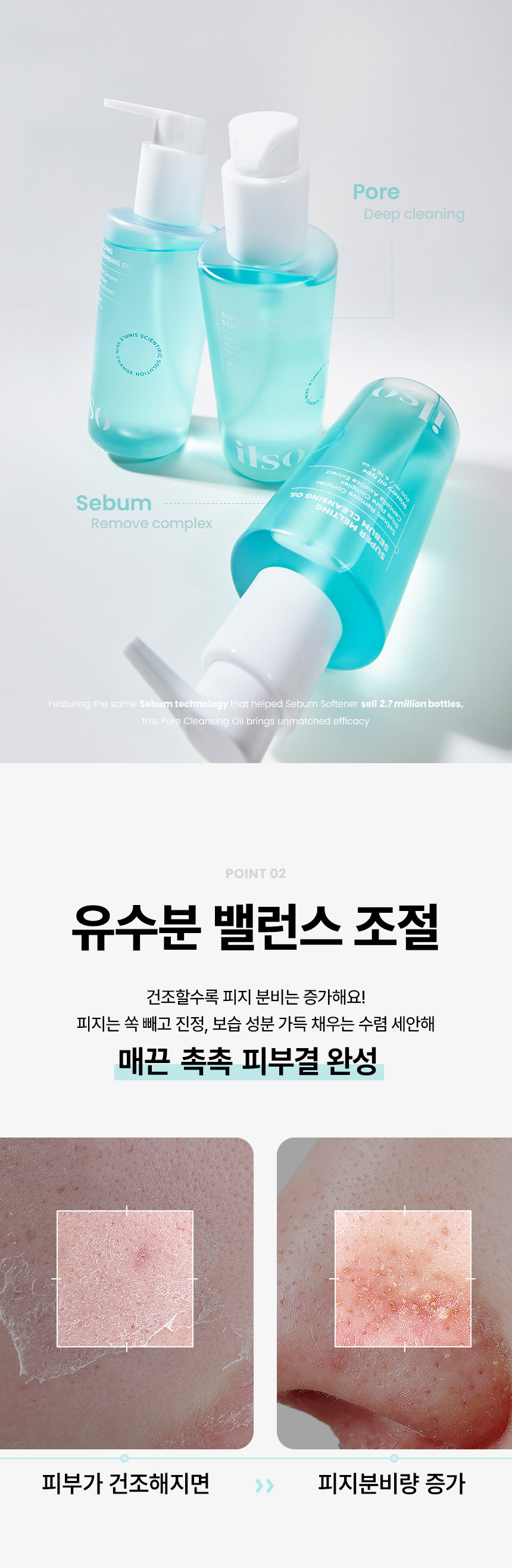 用一次黑頭、皮脂即改善~韓國 ilso Super Melting Sebum Cleansing Oil 溶毛孔油脂清黑頭卸妝油 - 200ml