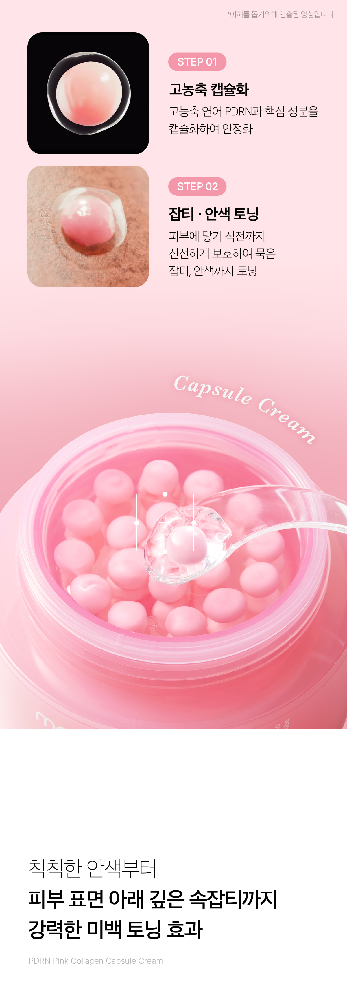 減淡陳年色斑～韓國 medicube PDRN Pink Collagen Capsule Cream 粉紅膠原蛋白 X 三文魚PDRN 提亮膠囊+保濕凝膠修復面霜 - 55g