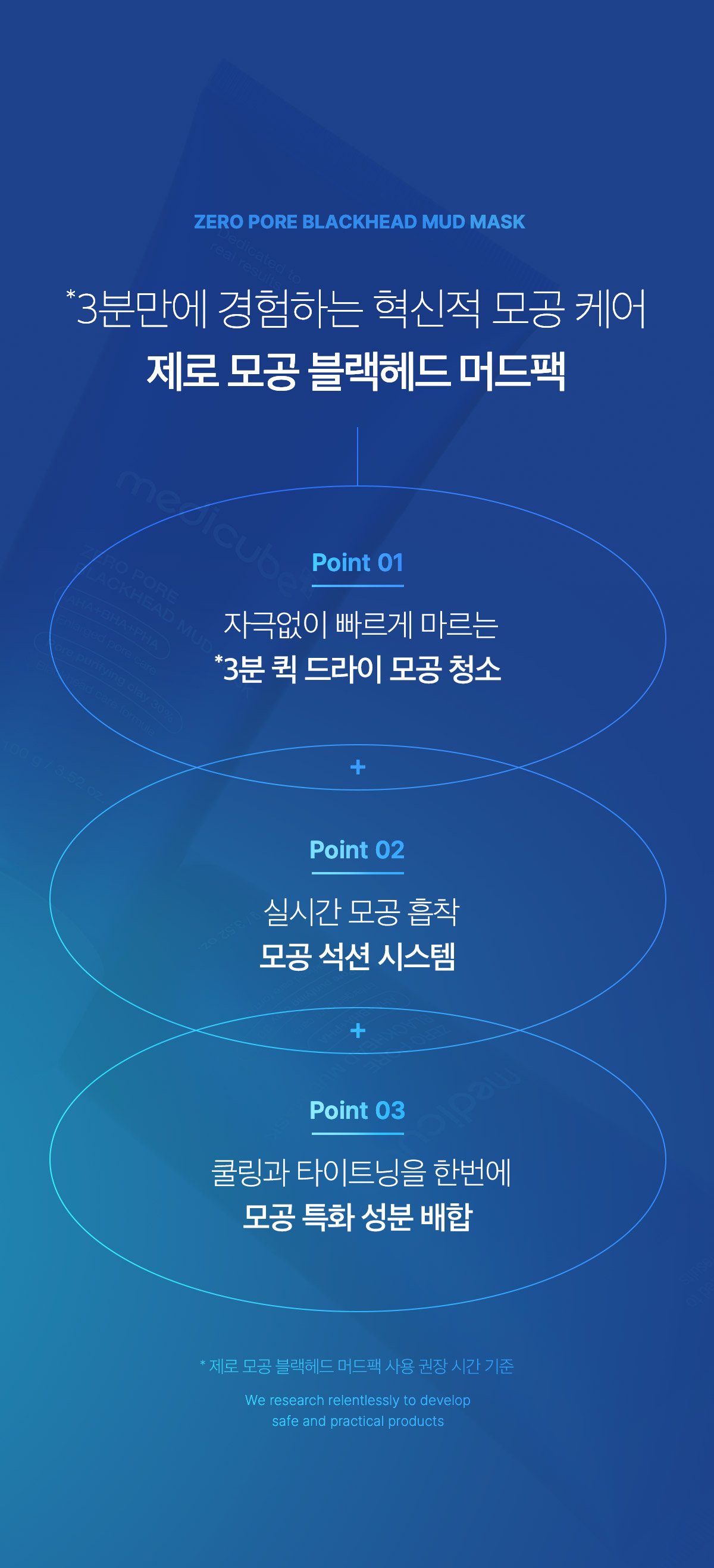 3分鐘清毛孔 強力吸附黑頭~韓國 medicube Zero Pore Blackhead Mud Mask 零毛孔清黑頭泥膜 - 100g