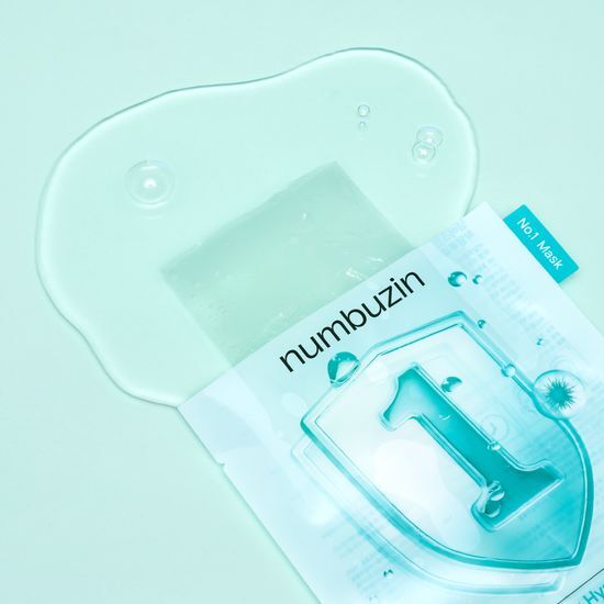 2件額外95折～韓國 numbuzin No.1 Pantothenic B5 Hyaluronic Active Clear Mask 1號活性泛酸維B5透明質酸水分炸彈保濕控油水凝膠面膜 1盒4片裝 - 3種選擇