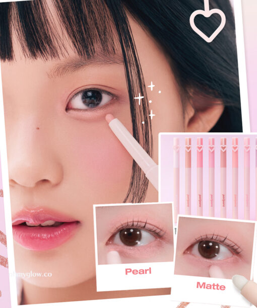 韓國 peripera Mood In Shade Eye Stick 雙頭卧蠶眼影棒連暈染掃(霧面 / 珠光) - 8色選擇