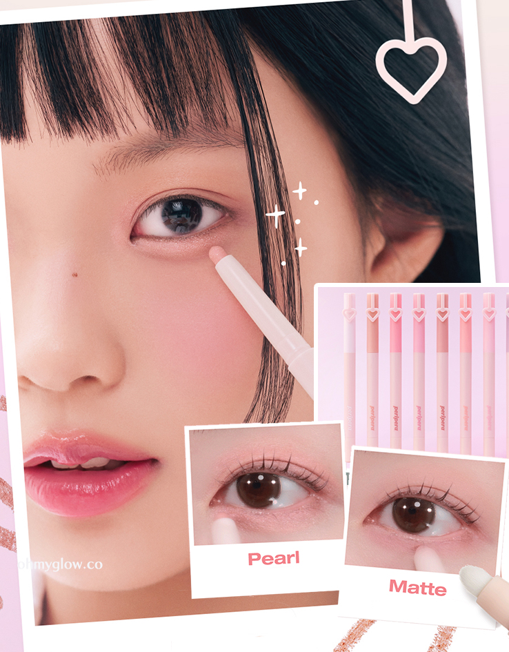 韓國 peripera Mood In Shade Eye Stick 雙頭卧蠶眼影棒連暈染掃(霧面 / 珠光) - 8色選擇