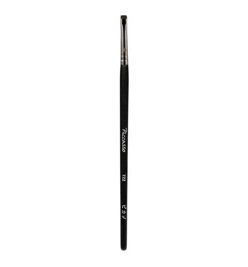 韓國 Piccasso Straight Type Eyeshadow Brush 專業級黑柄平頭一字眼影眼線掃 #722