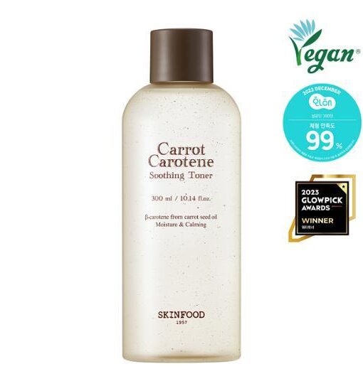 韓國 GlowPick 🏆 Skinfood Carrot Carotene Soothing Toner 胡蘿蔔舒緩保濕爽膚水 - 300ml