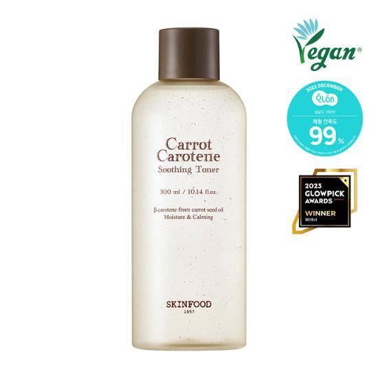 韓國 GlowPick 🏆 Skinfood Carrot Carotene Soothing Toner 胡蘿蔔舒緩保濕爽膚水 - 300ml