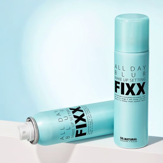 隱沒毛孔～韓國 So Natural All Day Blur Make Up Setting Fixx 全天候超完美定妝噴霧 - 柔焦毛孔降溫霧面款 - 75ml