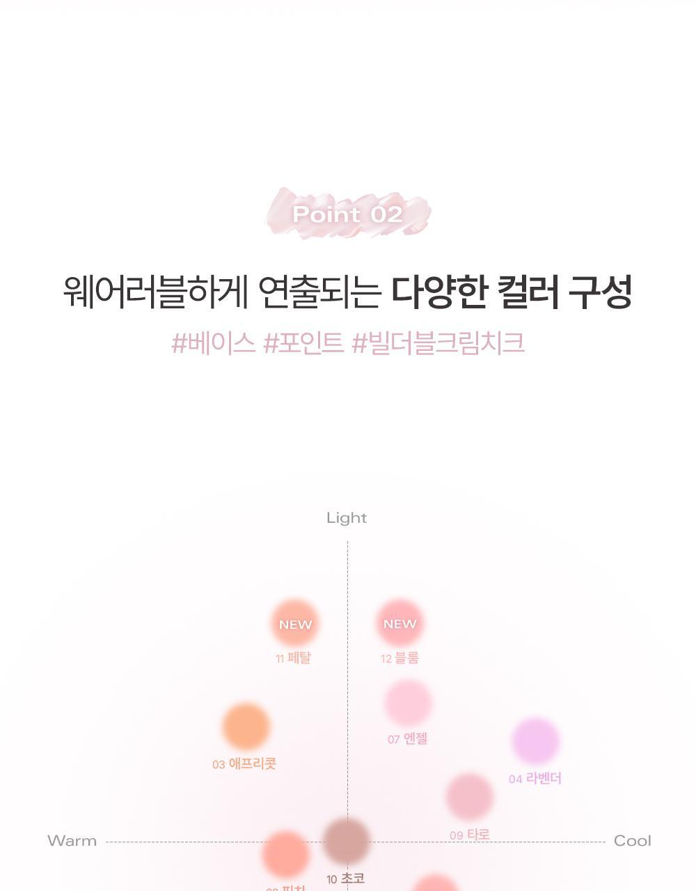 \🌹New Color!/ GlowPick🏆 韓國 BBIA Ready To Wear Downy Cheek 啞光單色胭脂膏(#01-12)- 12色選擇