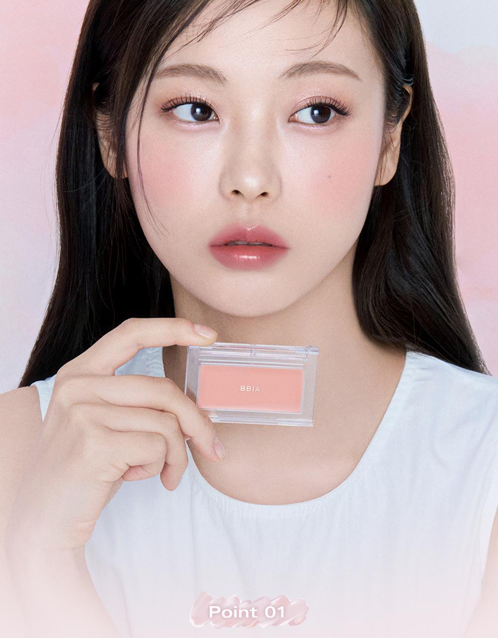 \🌹New Color!/ GlowPick🏆 韓國 BBIA Ready To Wear Downy Cheek 啞光單色胭脂膏(#01-12)- 12色選擇