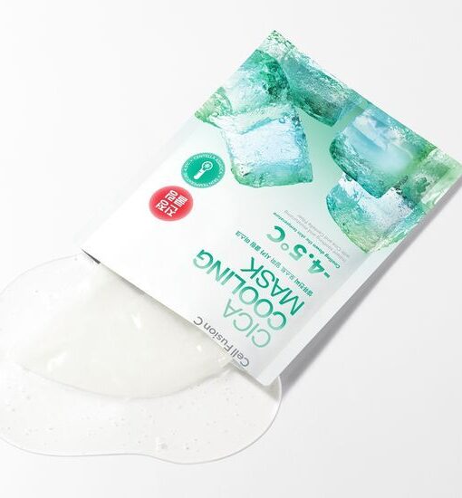 韓國 Cell Fusion C Cica Cooling Mask 積雪草舒緩冰感降溫保濕面膜 5片裝