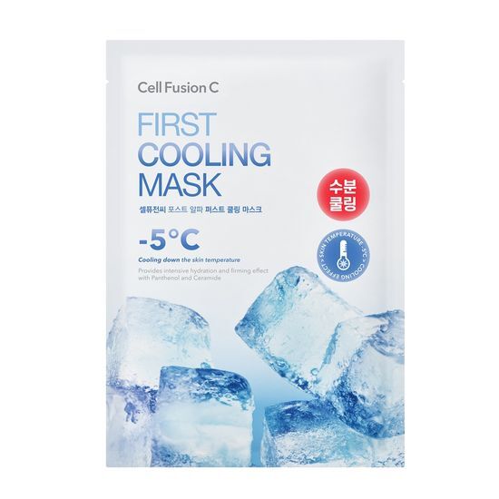 GlowPick No.1 🏆韓國 Cell Fusion C First Cooling Mask 舒緩冰感降溫保濕面膜 5片裝