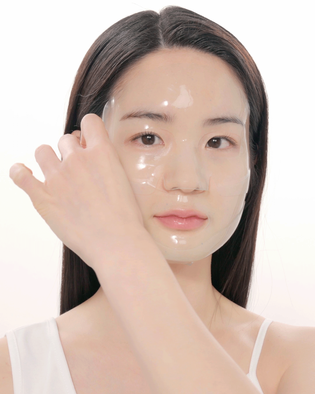 敷後變透明~韓國 Goodal Heartleaf Hyaluron Soothing Gel Mask 魚腥草透明質酸降溫膠囊 X 膠原蛋白精華 3段式連下巴保濕舒緩果凍面膜 一盒5片裝 - 2種選擇