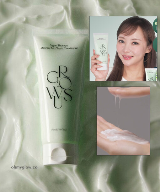韓國 GROWUS Algae Therapy Mineral No-Wash Treatment 海藻礦物多重蛋白PDRN無矽靈免沖洗護髮素 - 150ml