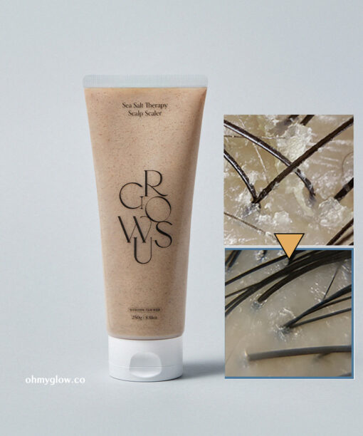 去頑固油垢～韓國 Growus Sea Salt Therapy Scalp Scaler 天然海洋礦物海鹽深清頭皮角質護理 - 250g