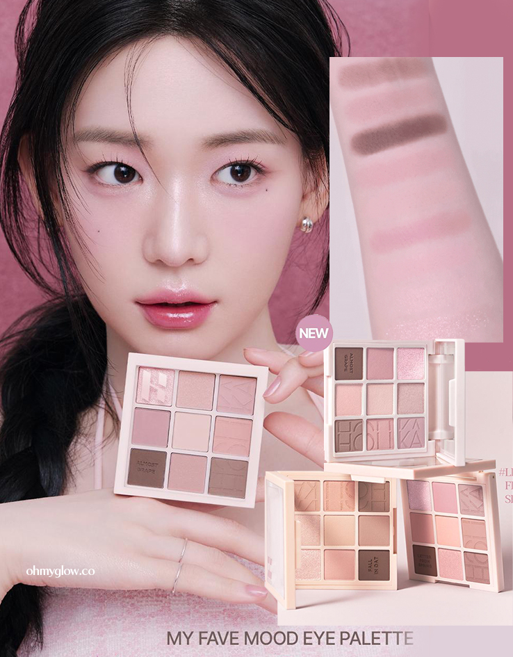 【新色#13 Almost Grape】韓國 Holika Holika My Fave Mood Eye Palette 9色眼影盤#Indie Series (#11-13) -3色調選擇