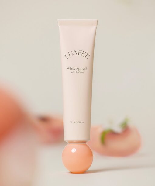 韓國 Luafee Solid Perfume White Apricot 固體香膏白杏桃果香 - 30ml