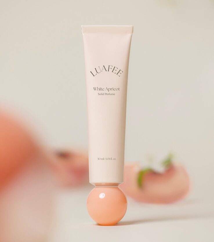 韓國 Luafee Solid Perfume White Apricot 固體香膏白杏桃果香 - 30ml