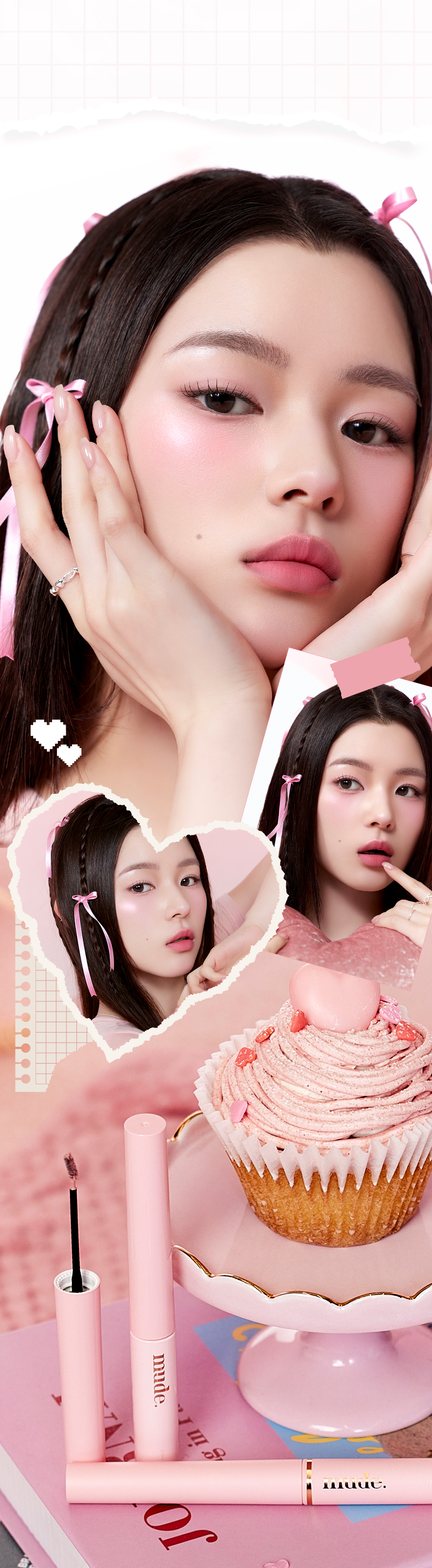 #Love Daiy系列新色入! 韓國 Mude Inspire Skinny Browcara 抗油防潮自然柔和染眉膏(漂眉打底色 / 染眉色) - 9色選擇