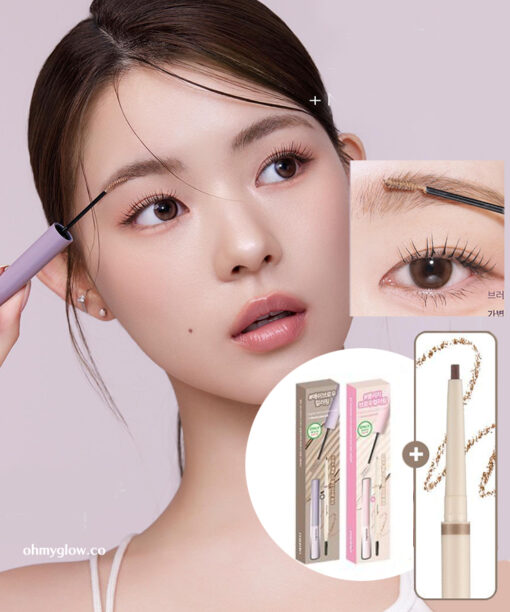 【🔥眉膏送眉筆超值SET】#Love Daiy系列新色入! 韓國 Mude Inspire Skinny Browcara 抗油防潮自然柔和染眉膏(漂眉打底色 / 染眉色) - 9色選擇