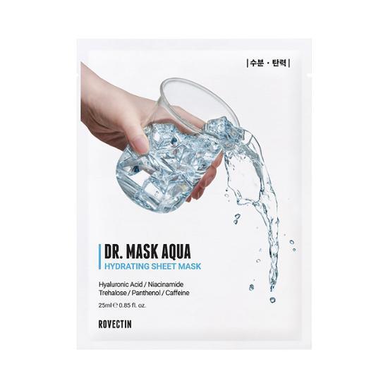 韓國 Rovectin Dr. Mask Aqua 多重透明質酸海藻糖保濕面膜 5片裝 (散裝/盒裝) - 2種選擇