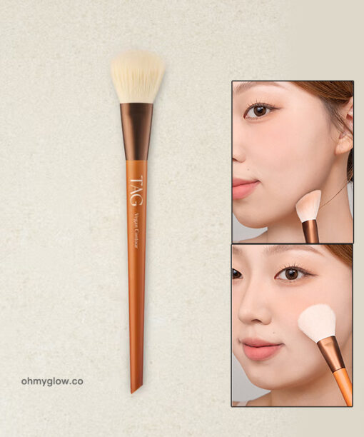 GlowPick🏆 韓國 TAG X Too Cool For School Vegan Contour Brush 純素胭脂修容輪廓掃