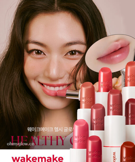 韓國 Wakemake Healthy Glow Balm Stick 自然血色感光澤唇膏(#01-10) - 10色選擇