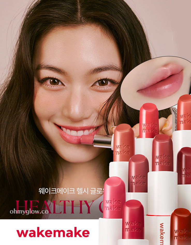 韓國 Wakemake Healthy Glow Balm Stick 自然血色感光澤唇膏(#01-10) - 10色選擇