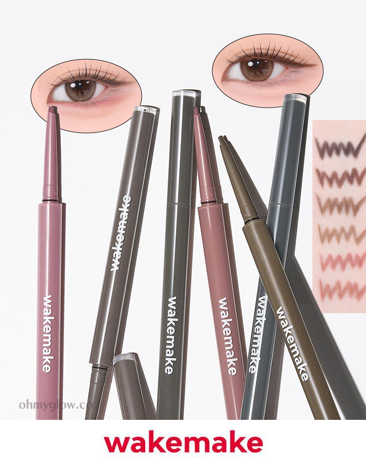 韓國 Wakemake Real Defining Pencil Liner 自然明眸眼線/眼下陰影筆(#01-06) - 6色選擇