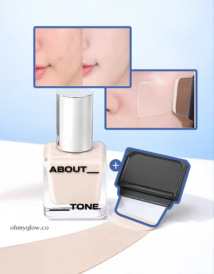 🏆韓國No.1霧面粉底組合~About Tone Skin Layer Fit Foundation Set 24小時持久半霧面絲滑無瑕粉底液 + 便攜刮刀 底妝組合 - 5色選擇 🏆韓國No.1霧面粉底組合~About Tone Skin Layer Fit Foundation Set 24小時持久半霧面絲滑無瑕粉底液 + 便攜刮刀 底妝組合 - 5色選擇