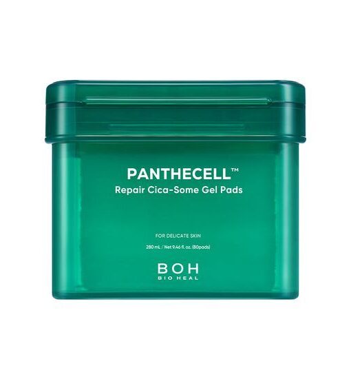 25年新升級 即時鎮靜降溫 痘敏肌～韓國 Bioheal BOH Panthecell Repair Cica-some Gell Pads 微米級泛醇積雪草外泌體鎮靜果凍棉片 80片裝