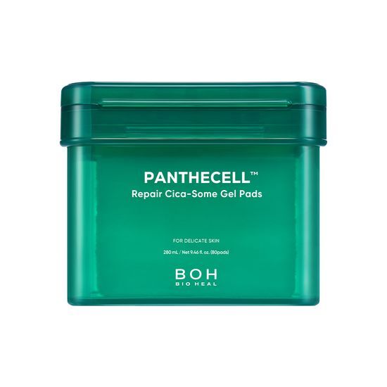 25年新升級 即時鎮靜降溫 痘敏肌～韓國 Bioheal BOH Panthecell Repair Cica-some Gell Pads 微米級泛醇積雪草外泌體鎮靜果凍棉片 80片裝