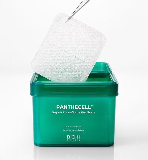 25年新升級 即時鎮靜降溫 痘敏肌～韓國 Bioheal BOH Panthecell Repair Cica-some Gell Pads 微米級泛醇積雪草外泌體鎮靜果凍棉片 80片裝