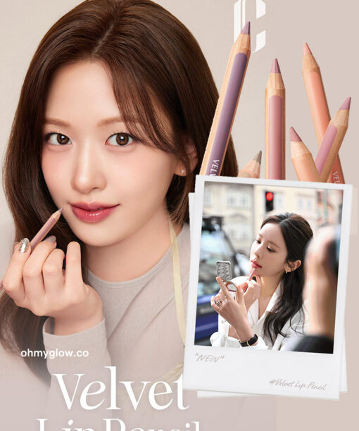 25年Happyrim聯手研發新色⭐Toy Story聯名系列！【🎁附送Sharpener!】GlowPick🏆 韓國 CLIO #☕Cafe In Love Edition Velvet Lip Pencil 絲絨造型木軸唇線筆(#01-14) - 14色選擇