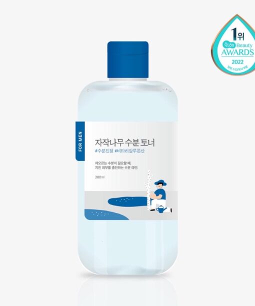 韓國 Round Lab For Men Birch Juice Moisturizing Toner 白樺樹液保濕男仕爽膚水 - 200ml