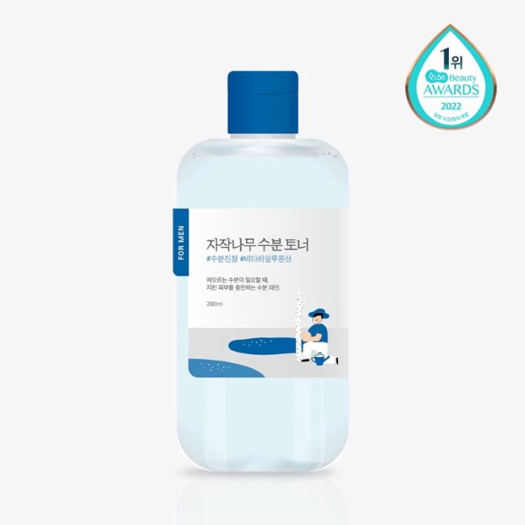 韓國 Round Lab For Men Birch Juice Moisturizing Toner 白樺樹液保濕男仕爽膚水 - 200ml
