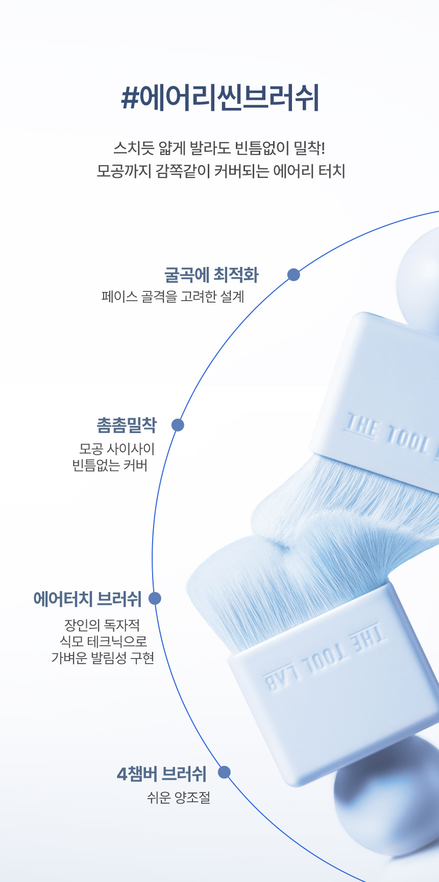 30秒毛孔好似做完飛梭咁靚 推介毛孔肌～韓國 The Tool Lab Stamp Skinfit Cushion Airy (Matte) + Brush SPF 40 PA++ 超輕盈遮毛孔自然霧面粉底氣墊連印章掃(掃套裝/補充裝) - 3色選擇