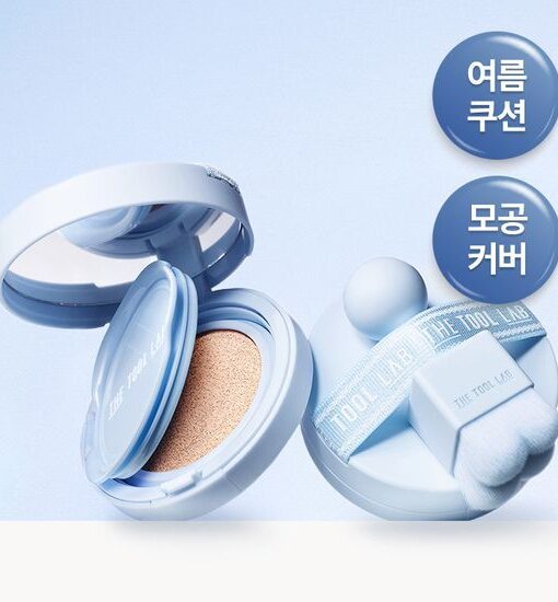 30秒毛孔好似做完飛梭咁靚 推介毛孔肌～韓國 The Tool Lab Stamp Skinfit Cushion Airy (Matte) + Brush SPF 40 PA++ 超輕盈遮毛孔自然霧面粉底氣墊連印章掃(掃套裝/補充裝) - 3色選擇