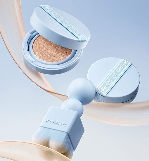 30秒毛孔好似做完飛梭咁靚 推介毛孔肌～韓國 The Tool Lab Stamp Skinfit Cushion Airy (Matte) + Brush SPF 40 PA++ 超輕盈遮毛孔自然霧面粉底氣墊連印章掃(掃套裝/補充裝) - 3色選擇
