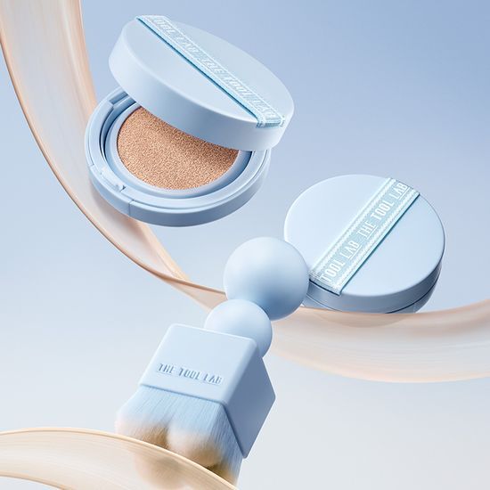30秒毛孔好似做完飛梭咁靚 推介毛孔肌～韓國 The Tool Lab Stamp Skinfit Cushion Airy (Matte) + Brush SPF 40 PA++ 超輕盈遮毛孔自然霧面粉底氣墊連印章掃(掃套裝/補充裝) - 3色選擇