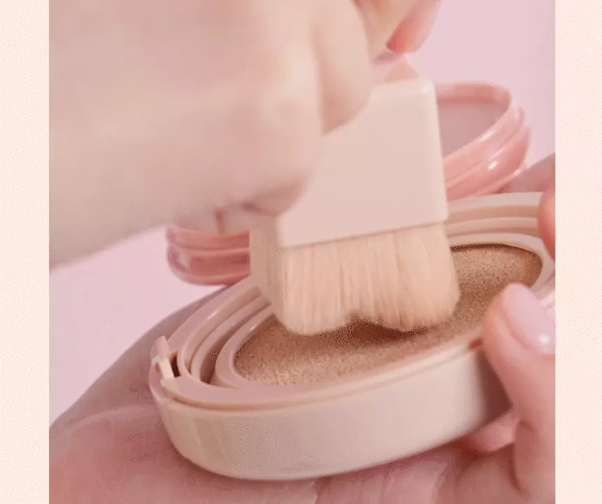OliveYoung高評滿分氣墊!韓國 The Tool Lab Stamp Skinfit Cushion Glow + Brush 120小時持久自然水光薄透粉底氣墊連印章掃 - 3色選擇