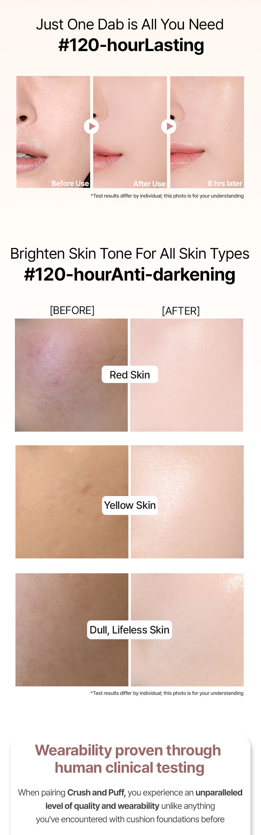 OliveYoung高評滿分氣墊!韓國 The Tool Lab Stamp Skinfit Cushion Glow + Brush 120小時持久自然水光薄透粉底氣墊連印章掃 - 3色選擇