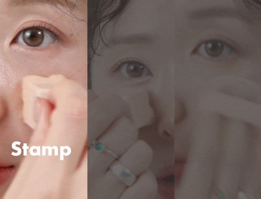 OliveYoung高評滿分氣墊!韓國 The Tool Lab Stamp Skinfit Cushion Glow + Brush 120小時持久自然水光薄透粉底氣墊連印章掃 - 3色選擇
