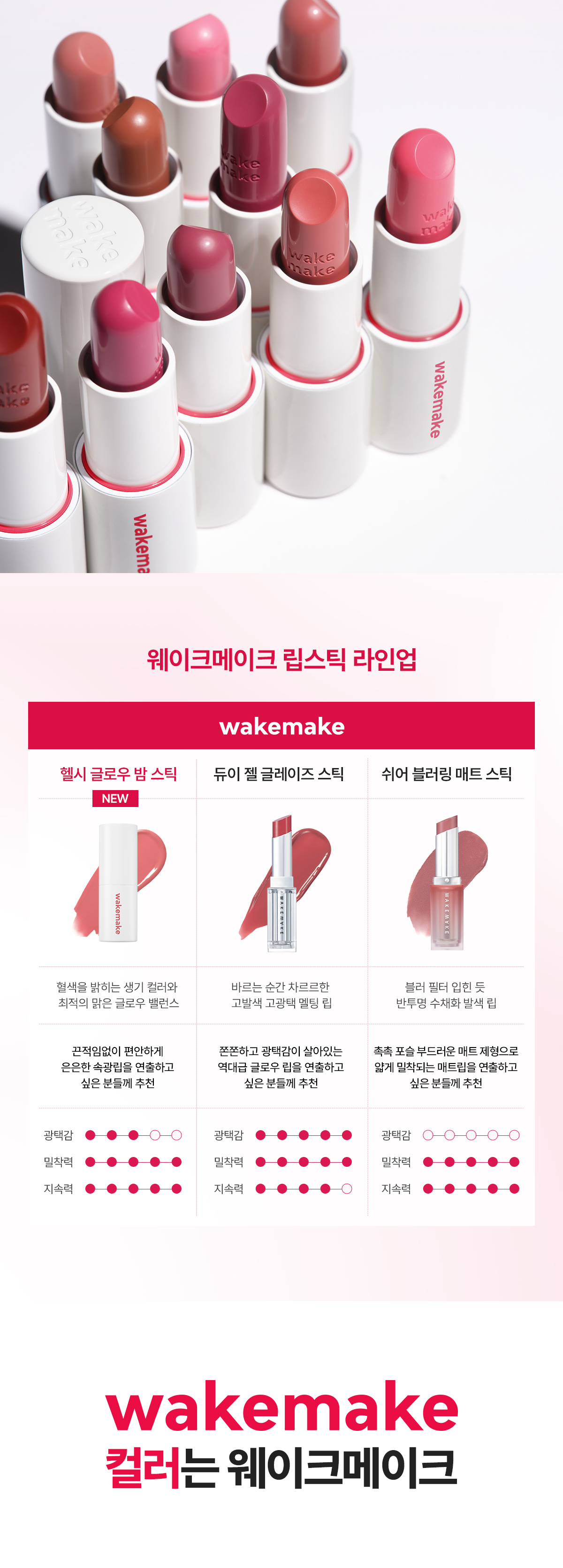 韓國 Wakemake Healthy Glow Balm Stick 自然血色感光澤唇膏(#01-10) - 10色選擇